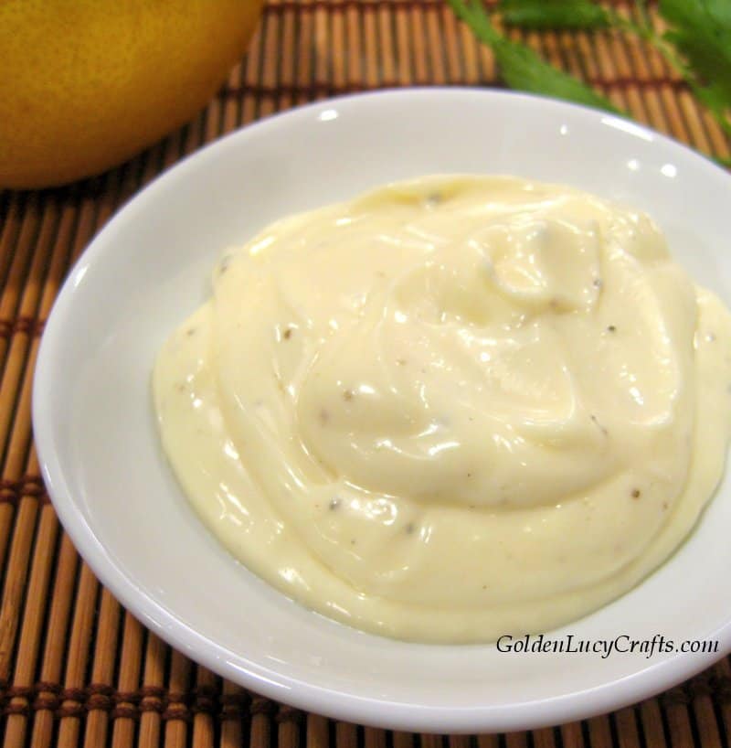 Homemade mayonnaise recipe