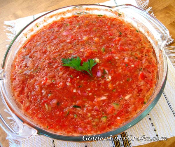 Gazpacho soup recipe