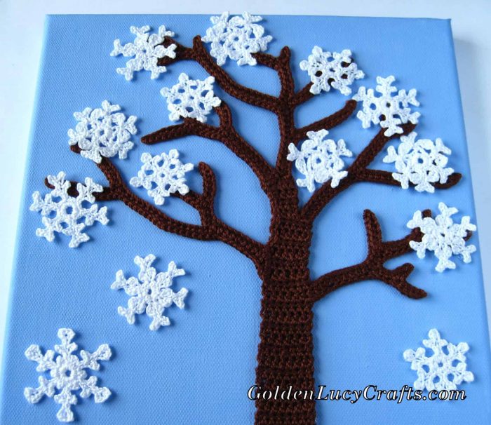 Crochet Wall Art – Winter