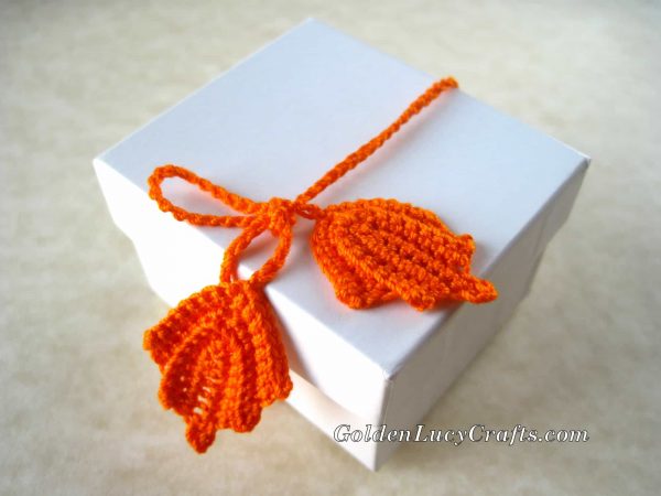 Crochet gift wrapping ribbons ideas