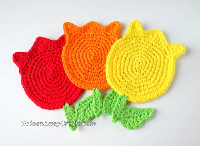 Crochet Coaster Pattern Collection, Design by GoldenLucyCrafts