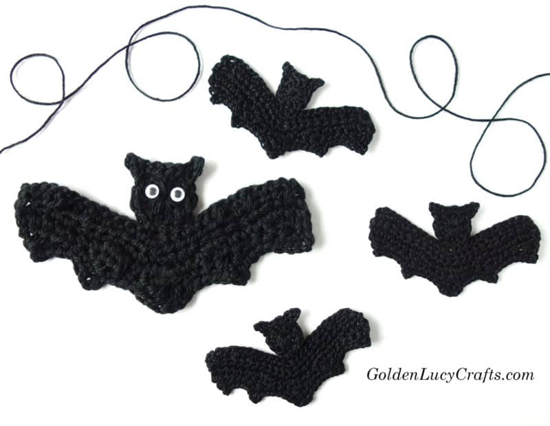 Crochet Bat free pattern