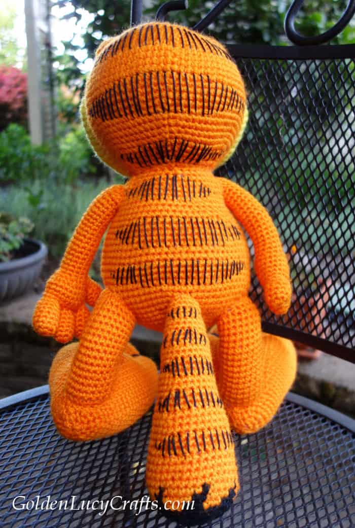 Garfield crochet pattern