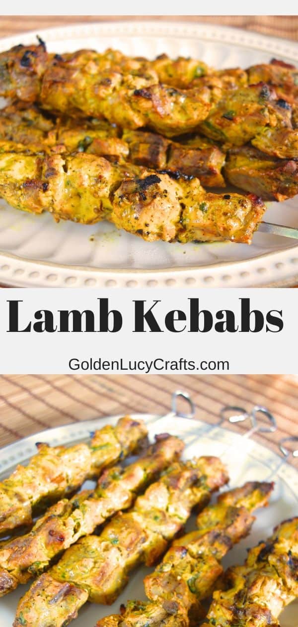 Lamb kebabs recipe, lamb skewers, Middle Eastern