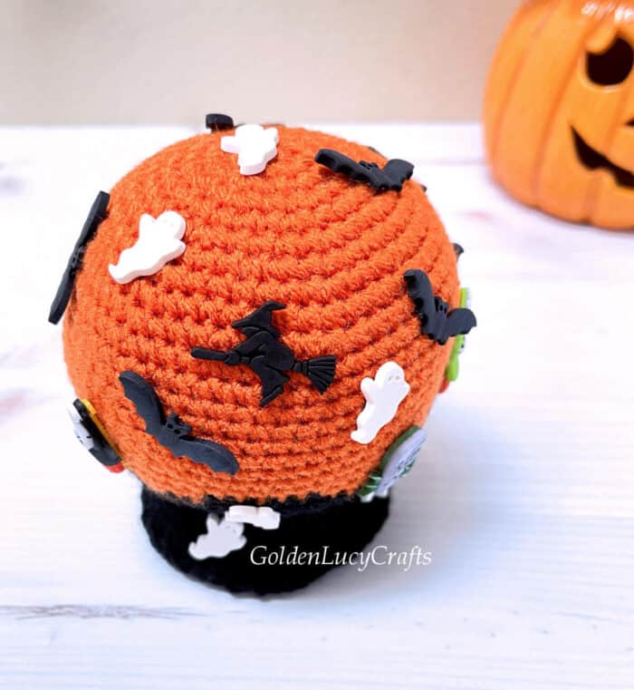 Crochet Halloween Snow Globe Amigurumi GoldenLucyCrafts