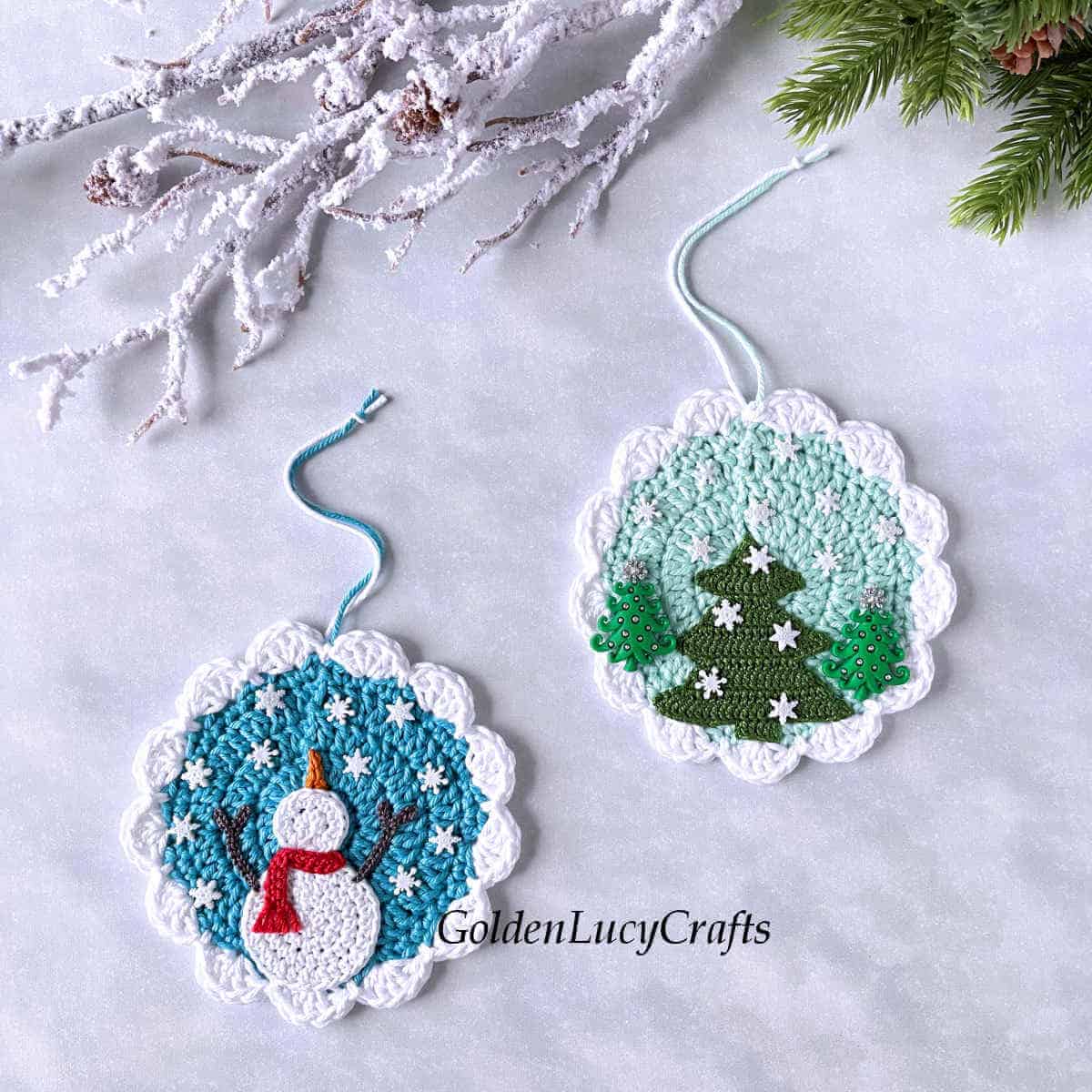 DIY Crochet Christmas Ornaments