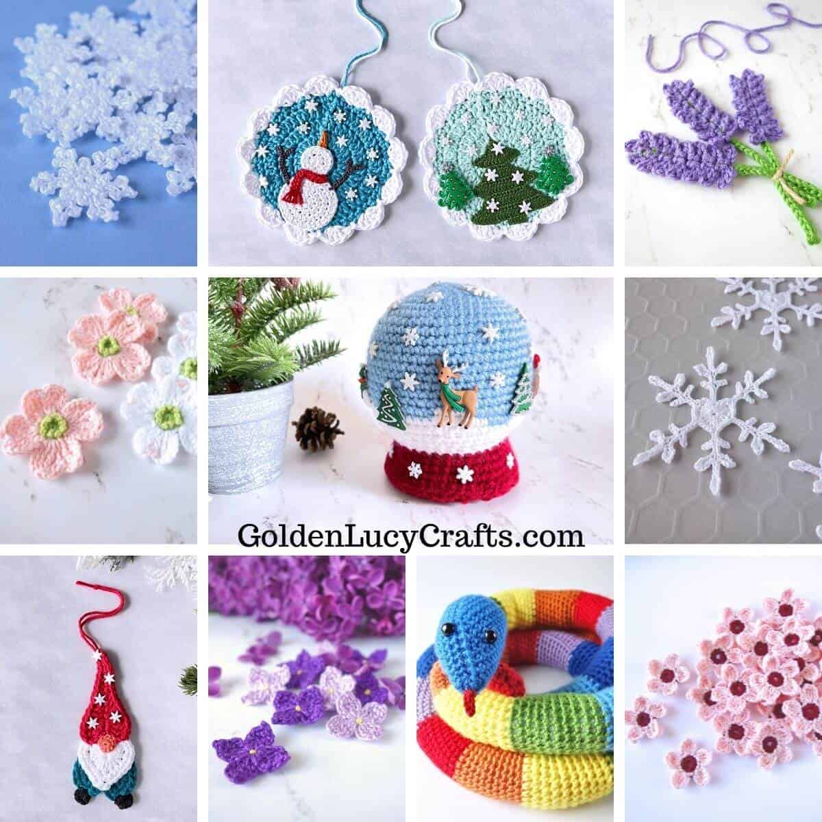 Free Top 10 Crochet Patterns of 2021 - GoldenLucyCrafts
