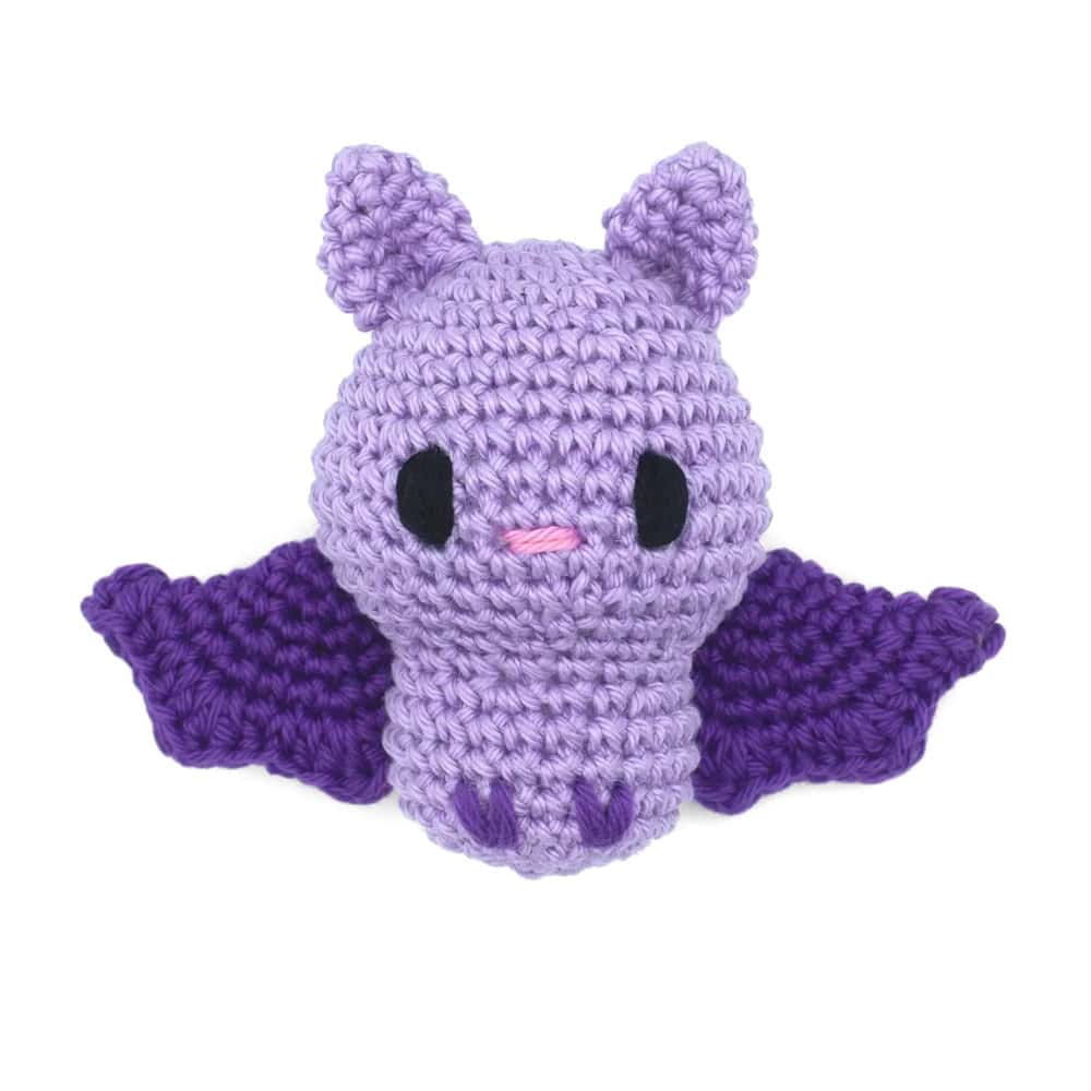 Crochet bat amigurumi.